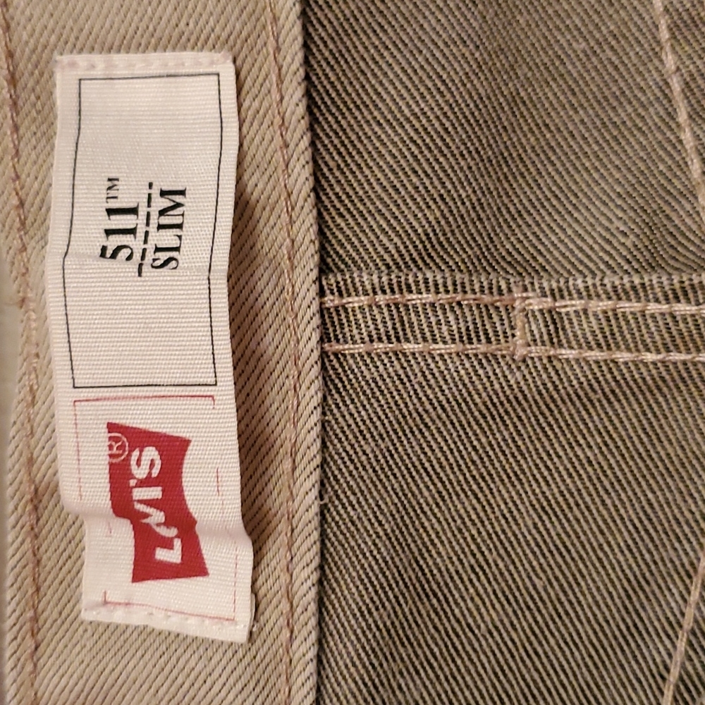 Levi's 511 slim fit boys tan jeans - Picture 7 of 8